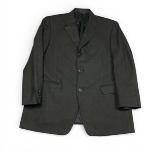 Canali Mens Wool Cashmere Blazer Black 3-Classic Luxe Sports Coat 54 IT 44 US